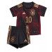 Tyskland Serge Gnabry #10 Replika Bortatröja Barn VM 2022 Kortärmad (+ Korta byxor)